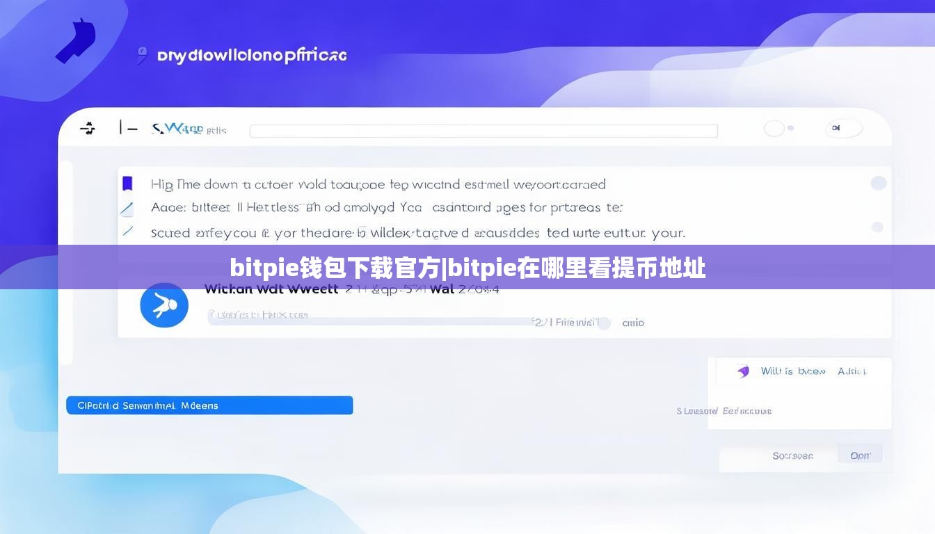 bitpie钱包下载官方|bitpie在哪里看提币地址  第1张
