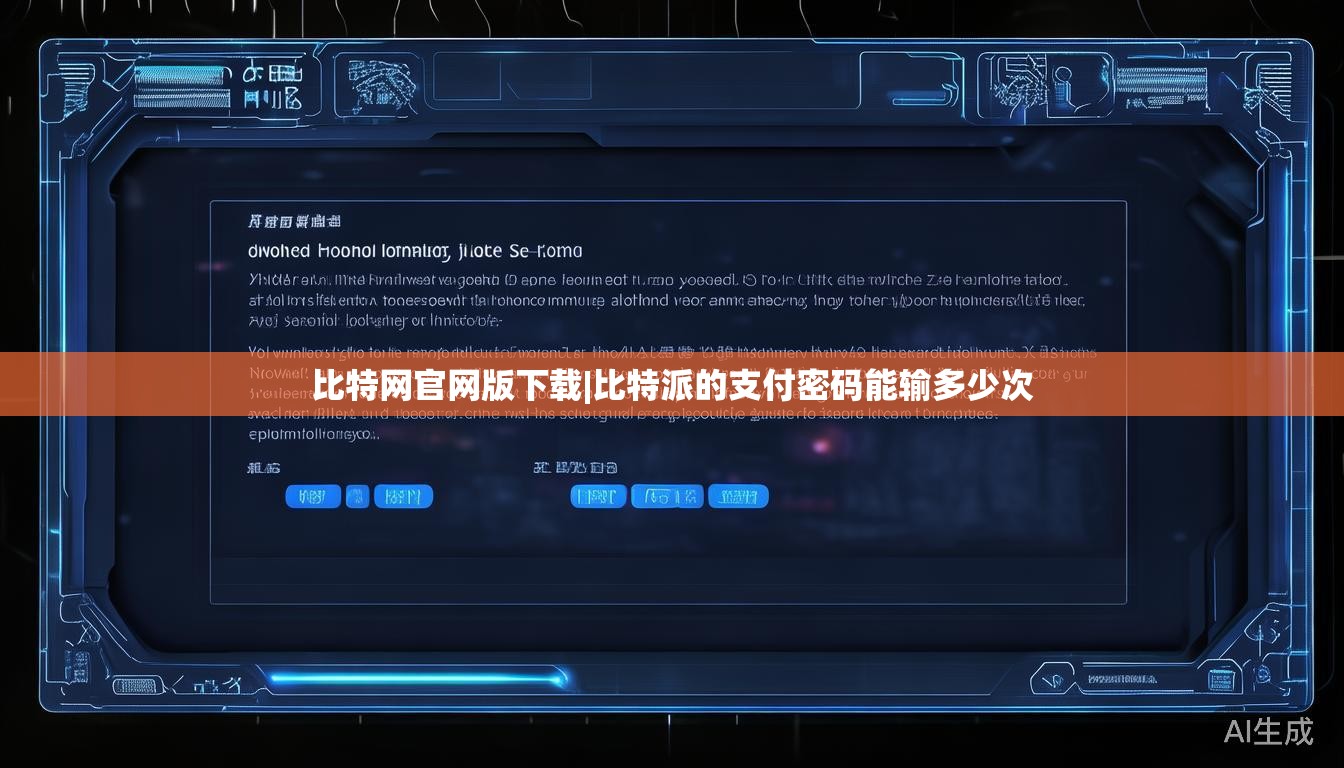 比特网官网版下载|比特派的支付密码能输多少次  第1张