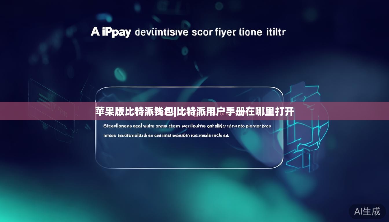 苹果版比特派钱包|比特派用户手册在哪里打开  第1张