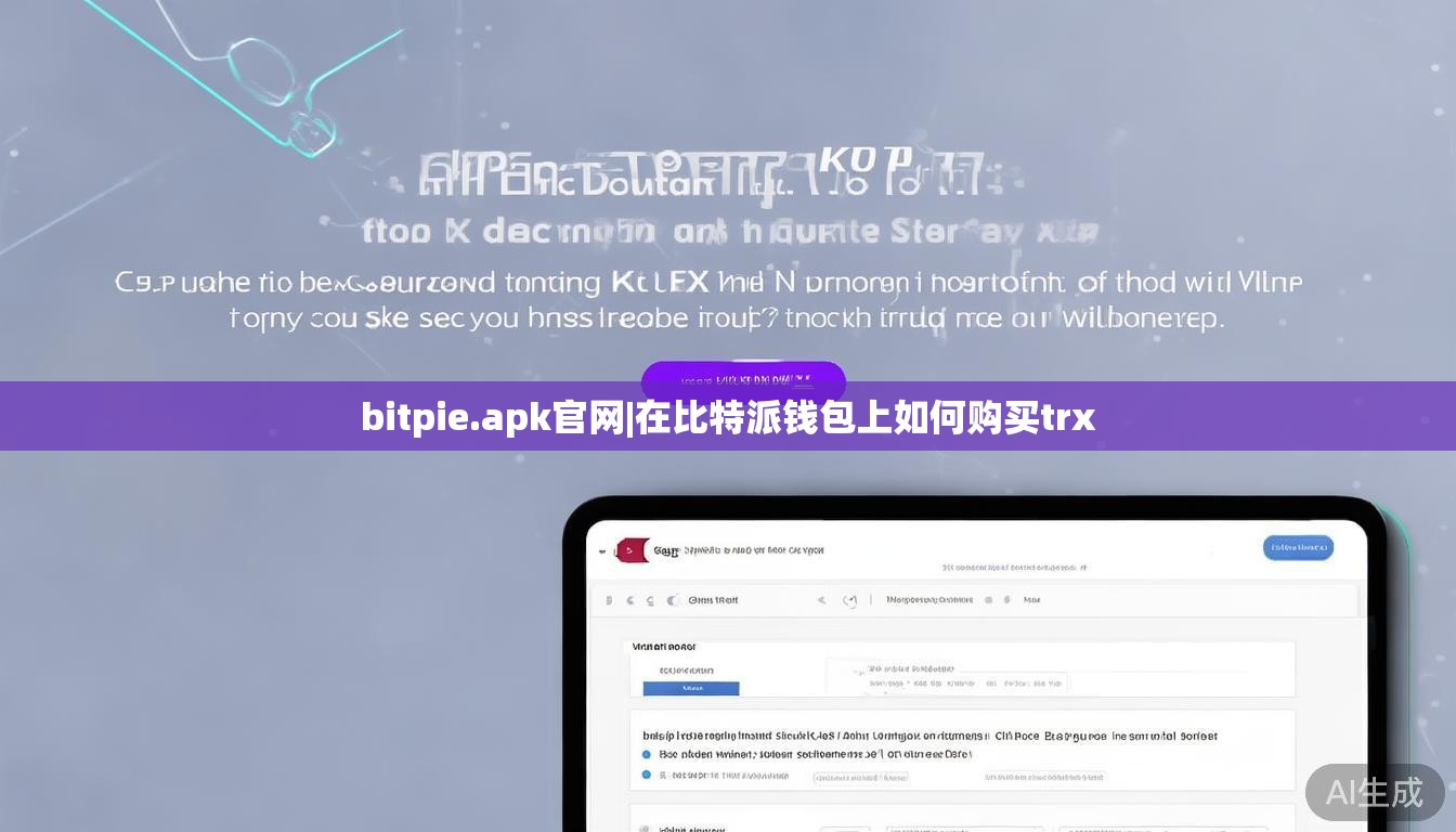 bitpie.apk官网|在比特派钱包上如何购买trx  第1张