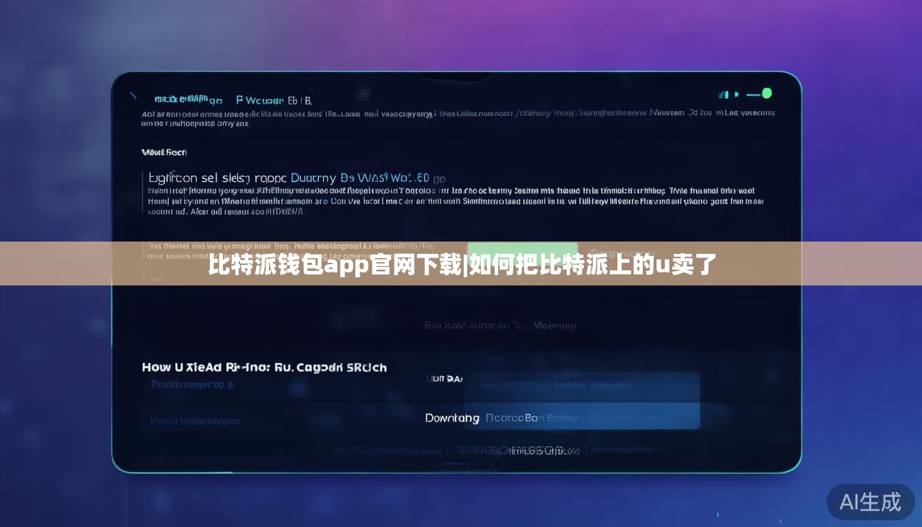 比特派钱包app官网下载|如何把比特派上的u卖了  第1张