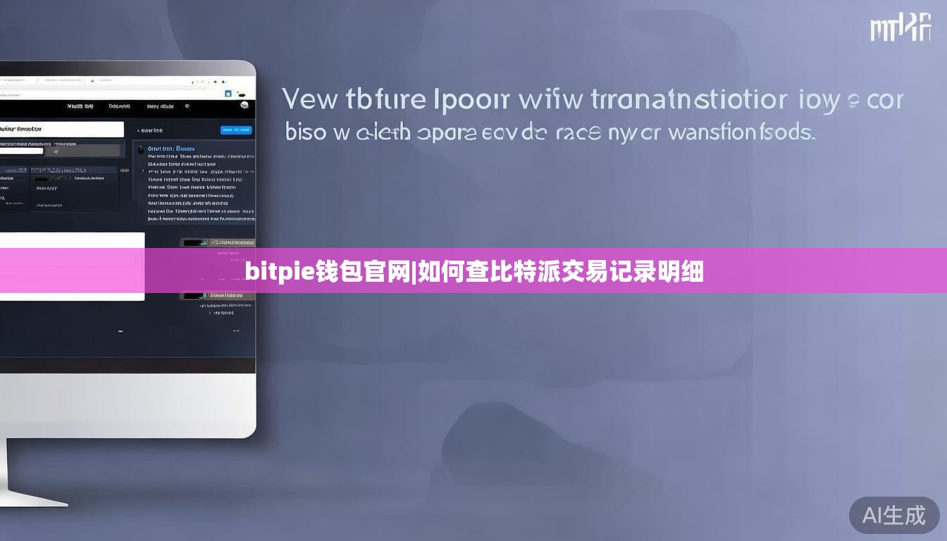 bitpie钱包官网|如何查比特派交易记录明细  第1张
