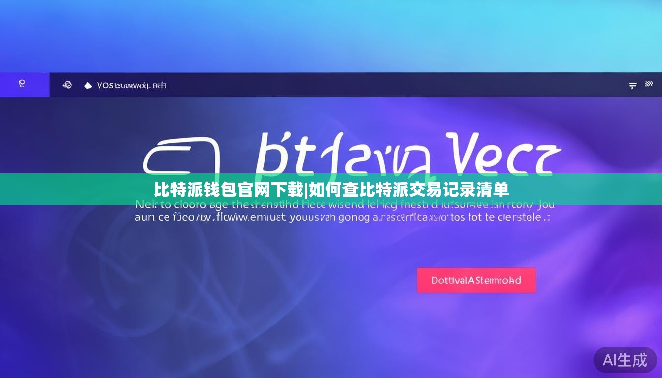 比特派钱包官网下载|如何查比特派交易记录清单  第1张