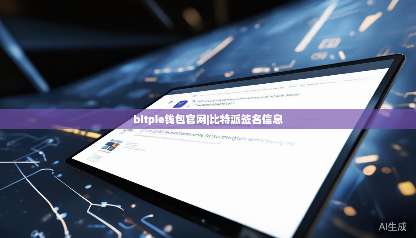 bitpie钱包官网|比特派签名信息  第1张