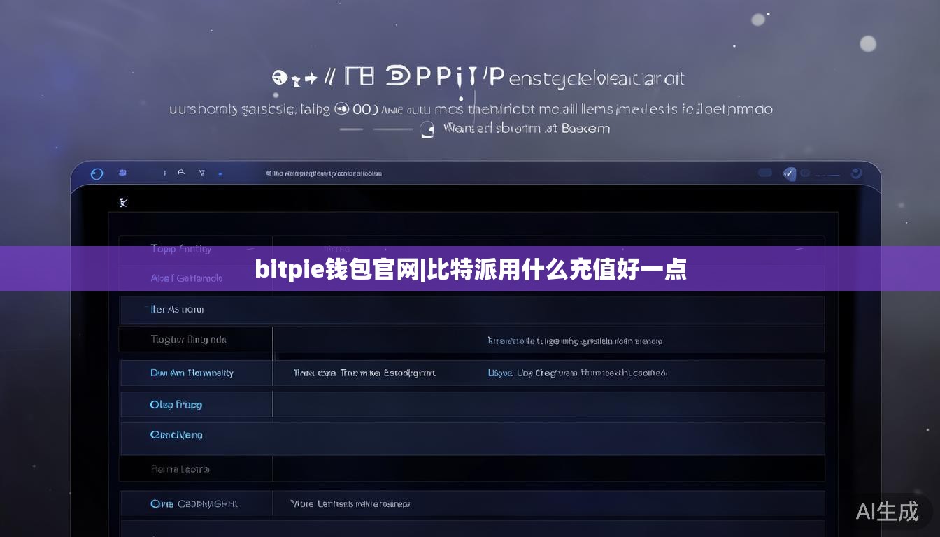 bitpie钱包官网|比特派用什么充值好一点  第1张