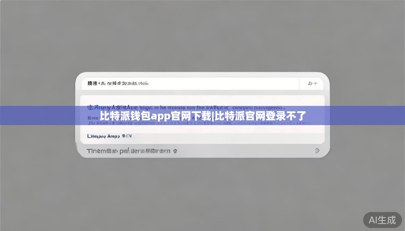 比特派钱包app官网下载|比特派官网登录不了  第1张
