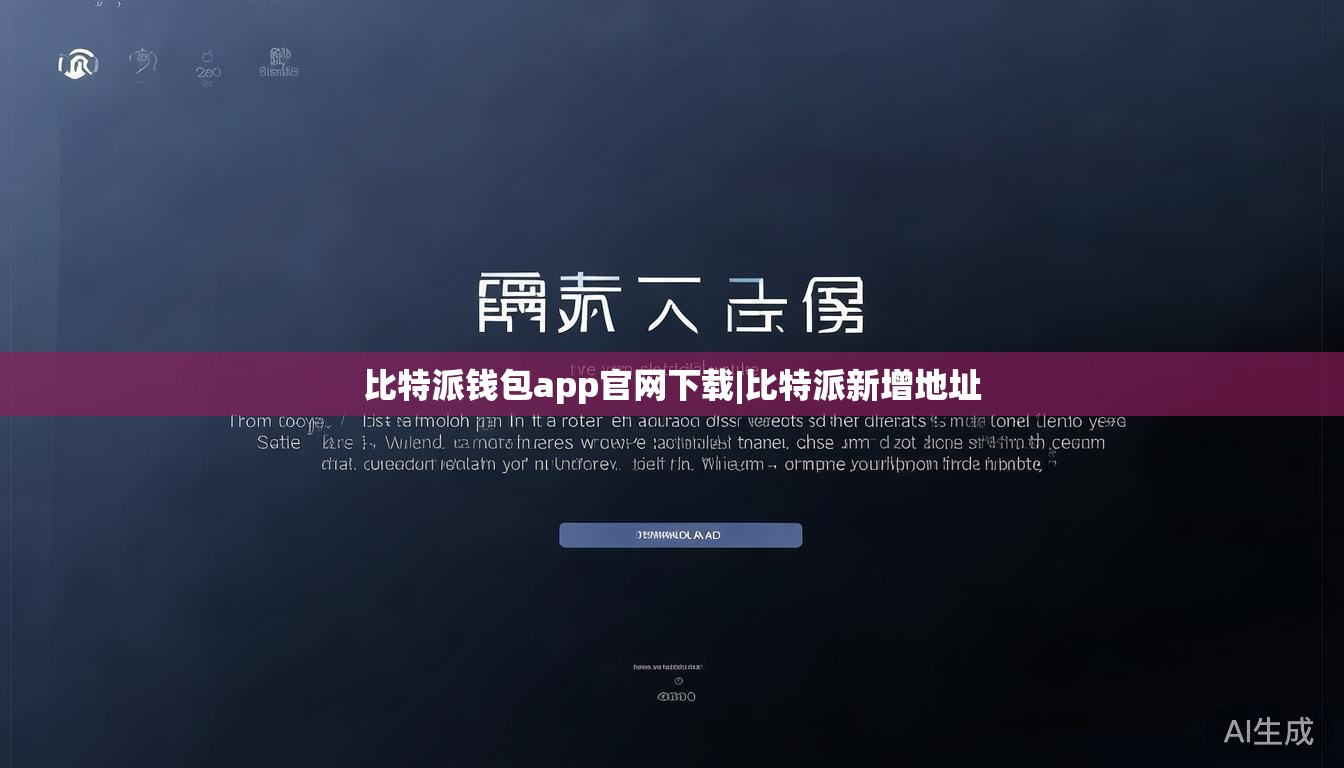比特派钱包app官网下载|比特派新增地址  第1张