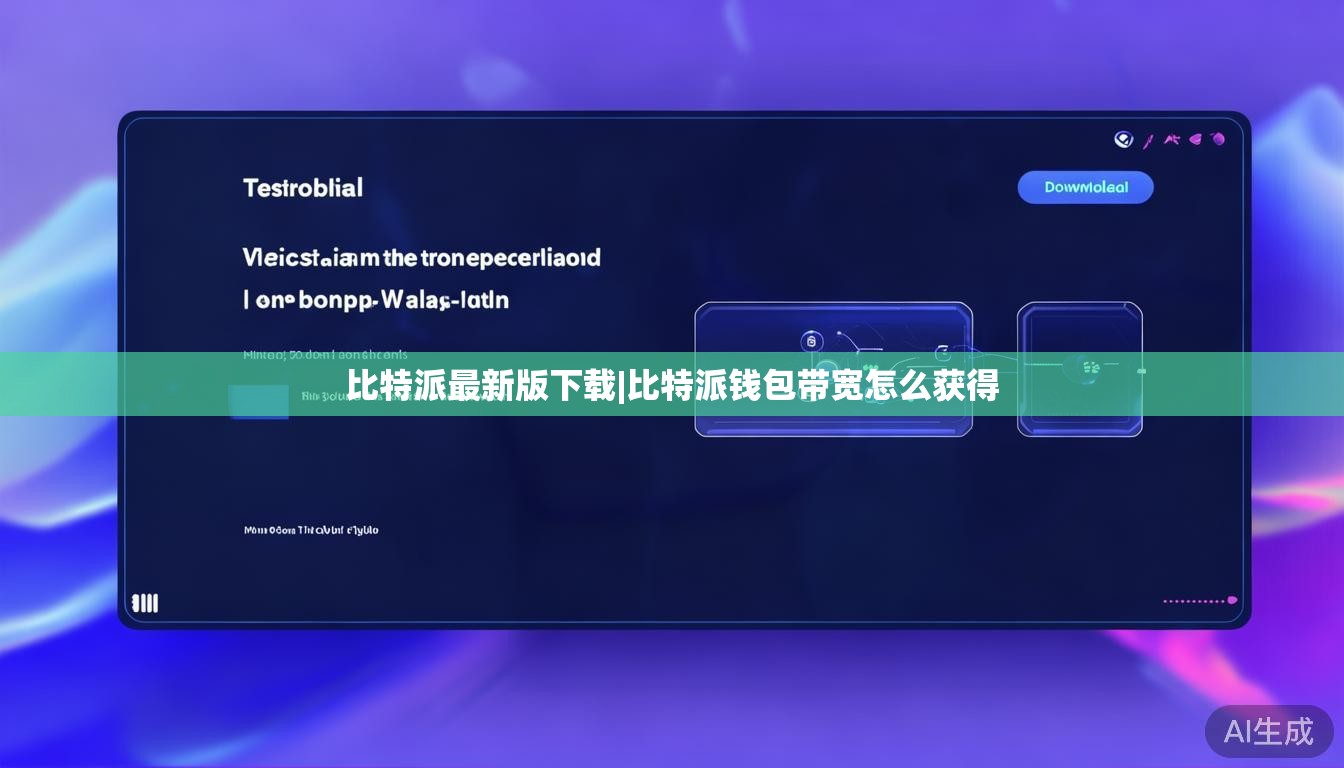 比特派最新版下载|比特派钱包带宽怎么获得  第1张