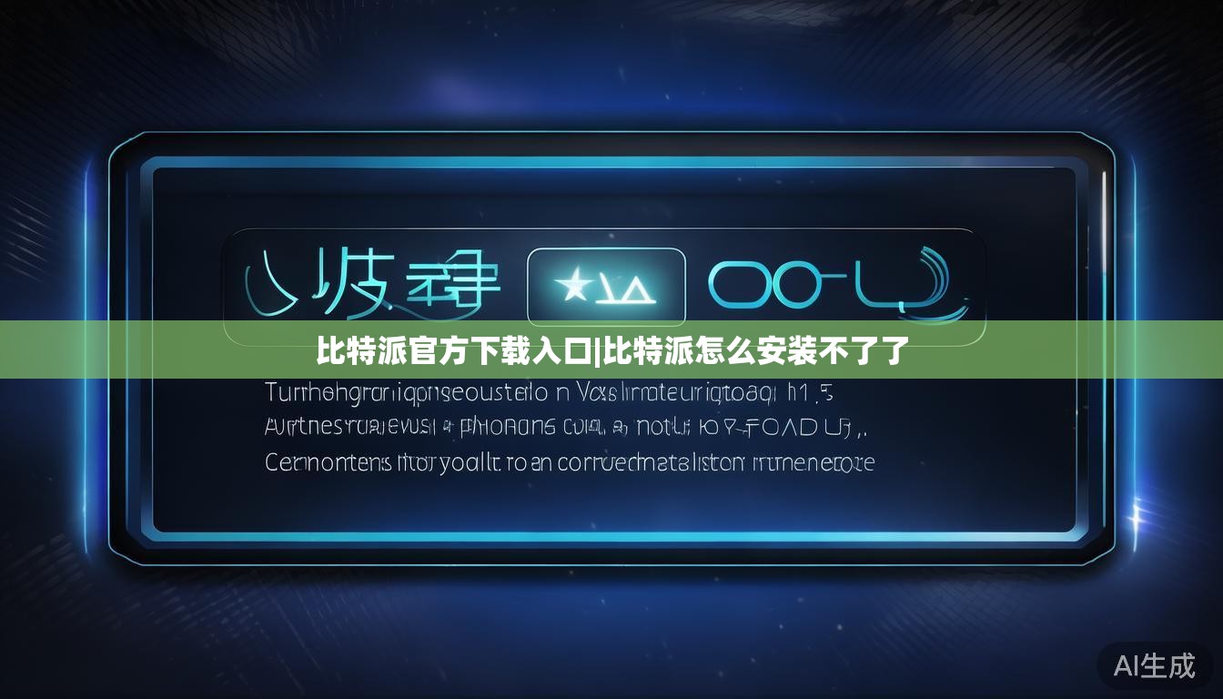 比特派官方下载入口|比特派怎么安装不了了  第1张