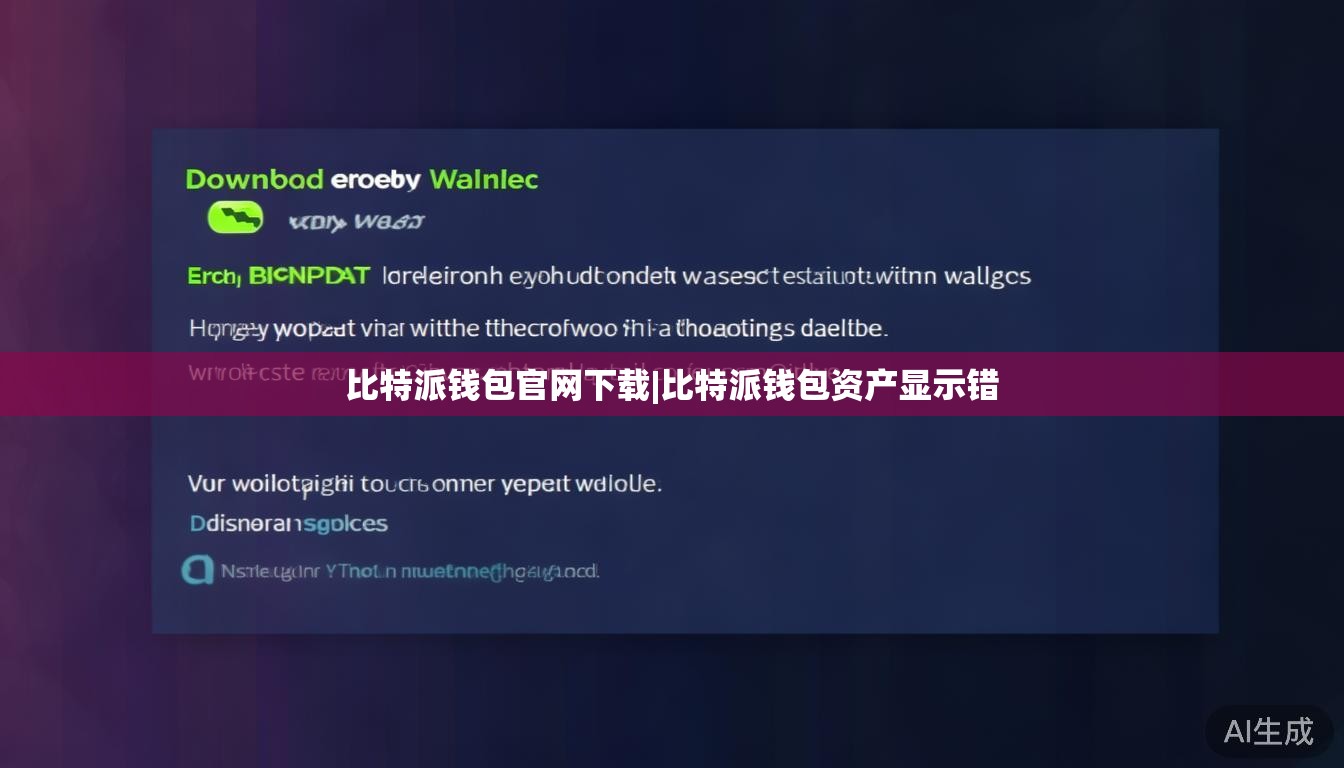 比特派钱包官网下载|比特派钱包资产显示错  第1张 比特派钱包官网下载|比特派钱包资产显示错  第1张