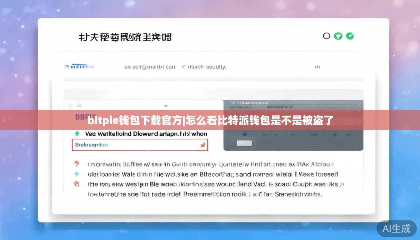 bitpie钱包下载官方|怎么看比特派钱包是不是被盗了  第1张 bitpie钱包下载官方|怎么看比特派钱包是不是被盗了  第1张