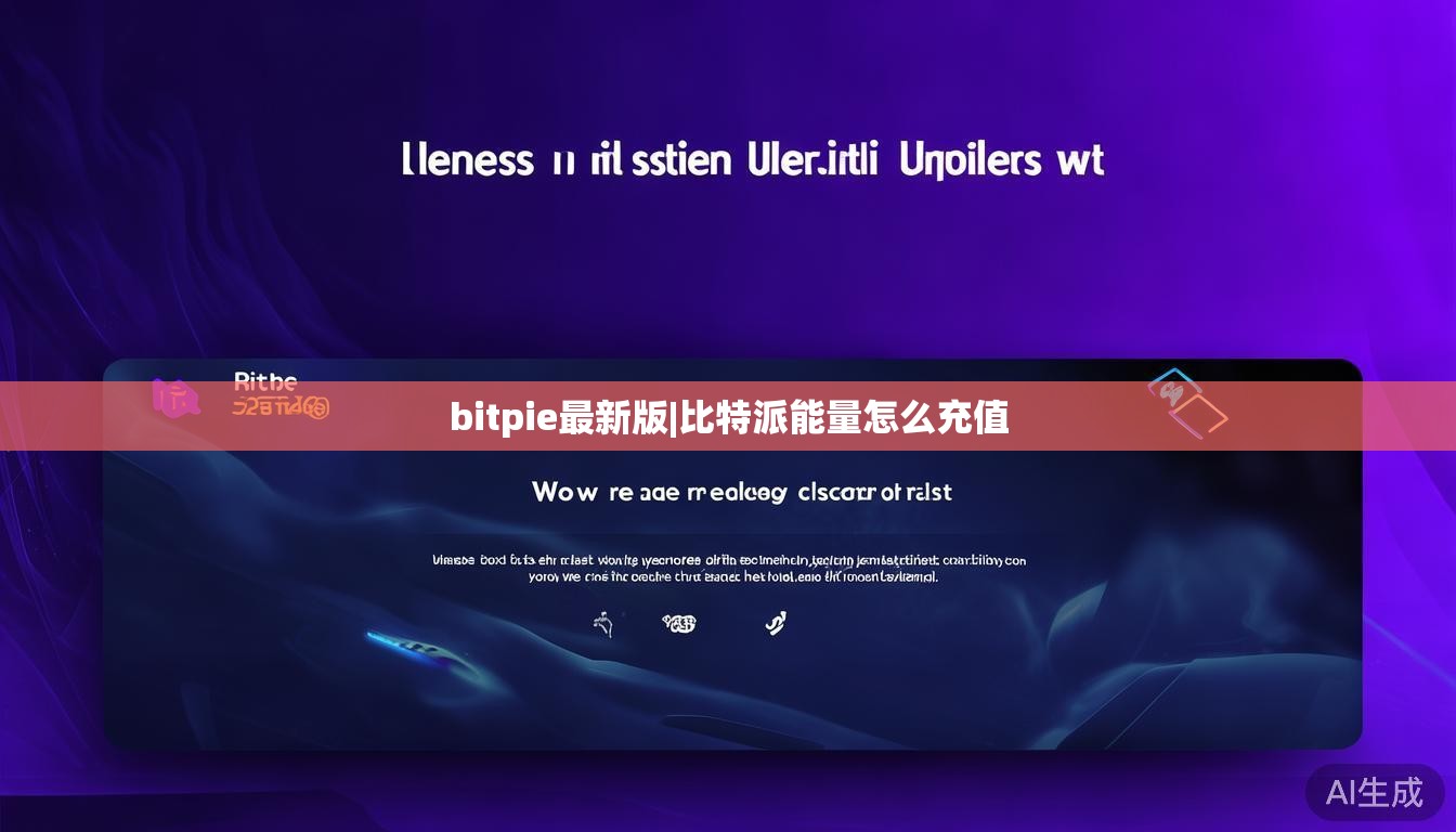 bitpie最新版|比特派能量怎么充值  第1张 bitpie最新版|比特派能量怎么充值  第1张