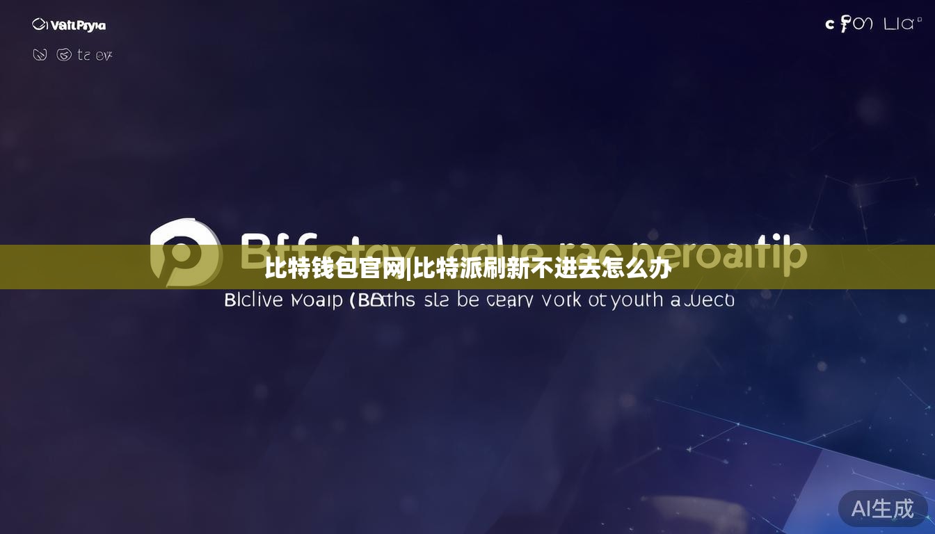 比特钱包官网|比特派刷新不进去怎么办 第1张 比特钱包官网|比特派刷新不进去怎么办 第1张