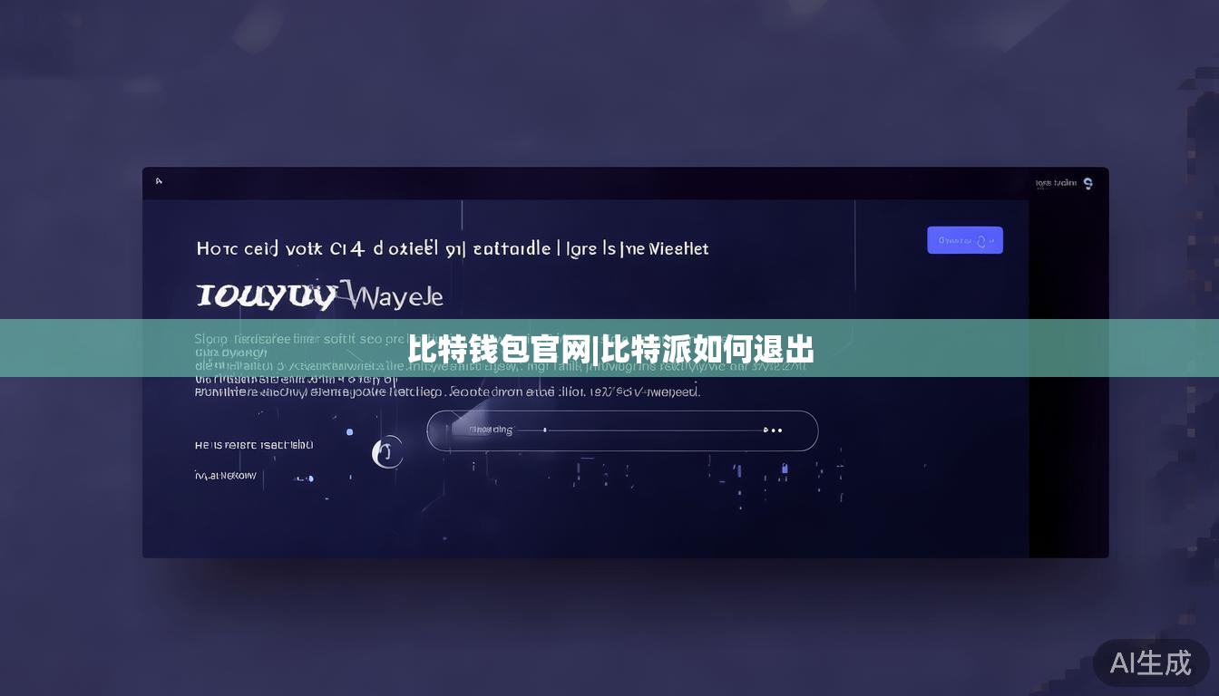 比特钱包官网|比特派如何退出  第1张